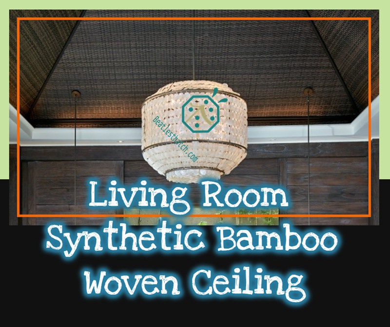 Synthetic bamboo woven ceiling panels for ceiling lining America Synthetic bamboo woven ceiling panels for ceiling lining America