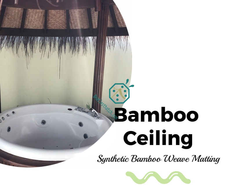 Synthetic bamboo woven ceiling panels for ceiling lining America Synthetic bamboo woven ceiling panels for ceiling lining America