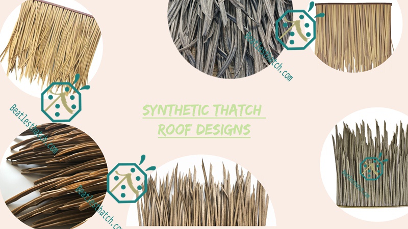 PE Nipa Hut Thatch Roofing Materials For Gazebo and Tiki Hut Construction PE Nipa Hut Thatch Roofing Materials For Gazebo and Tiki Hut Construction