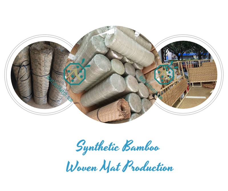 Packing of synthetic cane weaving roll Packing of synthetic cane weaving roll