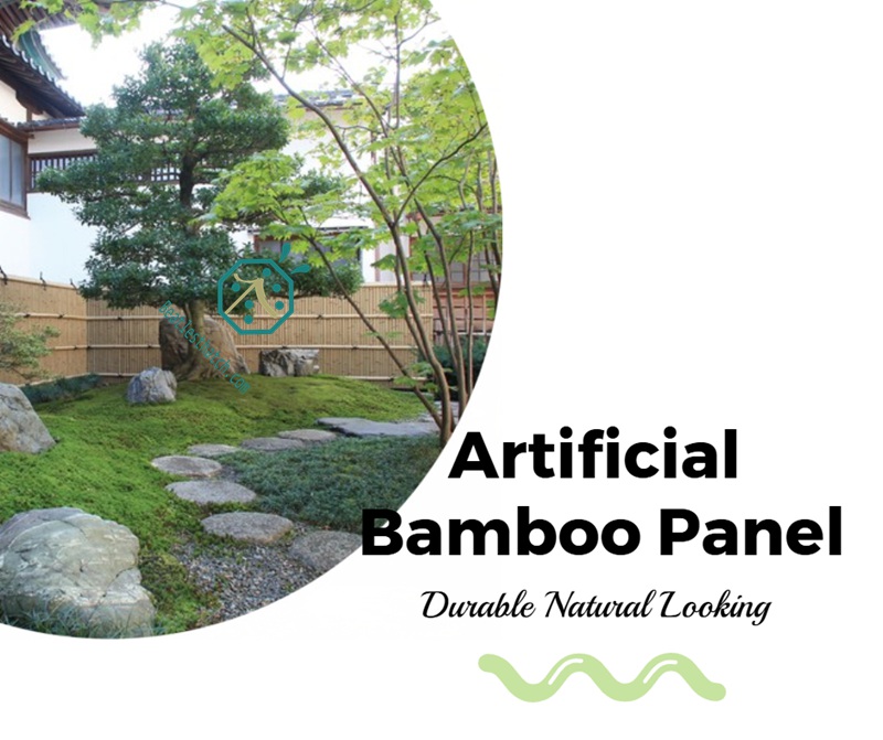 Plastic bamboo panels for wall and fence decoration Plastic bamboo panels for wall and fence decoration