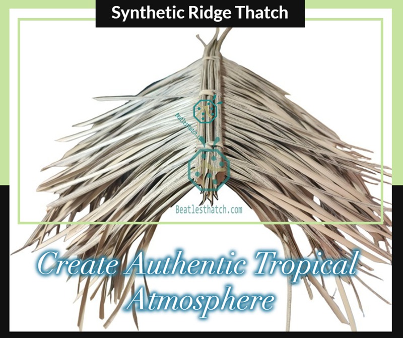 Artificial thatch roofing cover ridge tile Artificial thatch roofing cover ridge tile
