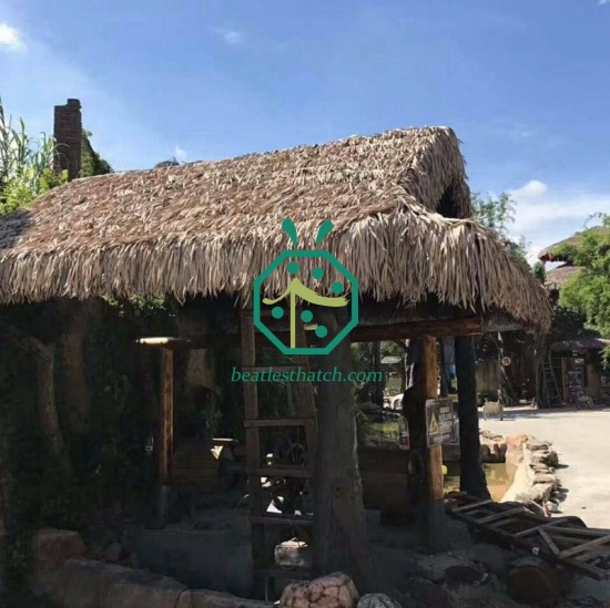 NAKAN Artificial Thatch Roofing Panel for Tiki Hut Bar, Synthetic