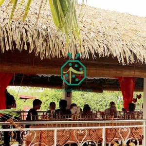 Synthetic Fire Resistant Palm Thatch Roof Panels