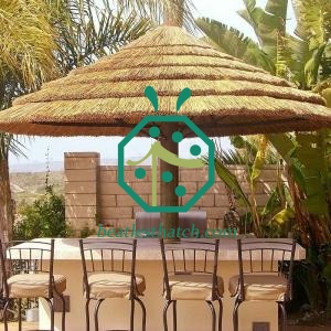 African Reed Thatch Roof For Residential Villa Gazebo