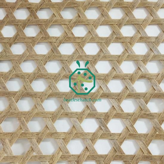 Wholesale Synthetic PE Sticks Weaving Rattan Cane Webbing Mesh
