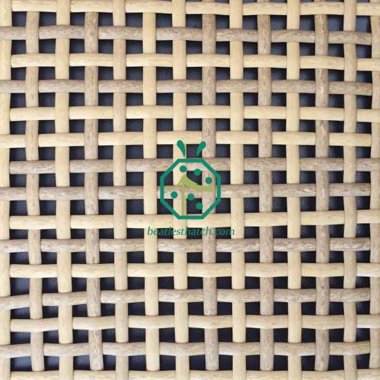 Wholesale Synthetic PE Sticks Weaving Rattan Cane Webbing Mesh