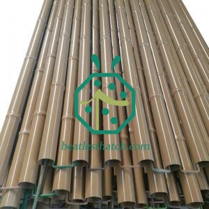 Restaurant iron bamboo wall panels