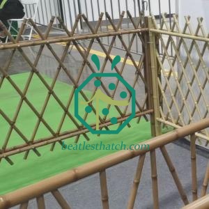 Steel Tall Bamboo Fence Panel