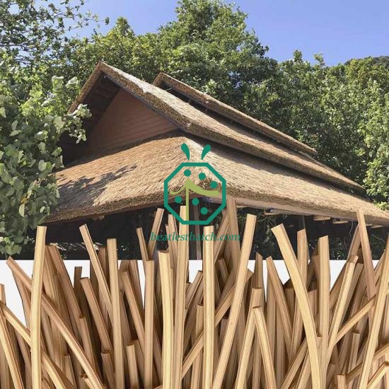 Simulated thatched roof Decorative Plastic Straw Durable Artificial Straw  Outdoor Fake Straw Decoration Simulation thatch Tile Pavilion Cottages Park