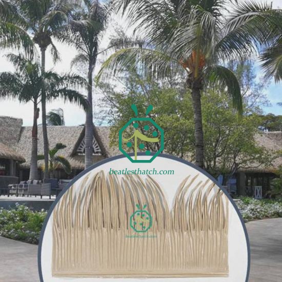  artificial tile with thatched roof, Artificial Straw