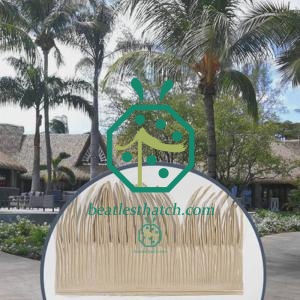 Nipa hut synthetic palm thatch roofing