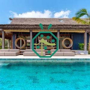 Mexican Artificial Fire Retardant Thatch Roof