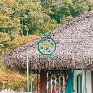 Overwater Bungalow Roof Replacement Artificial Cadjan Thatch