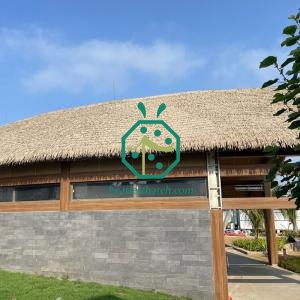 Weatherproof Faux Thatch Roof Sheeting for Island Cottage Projects