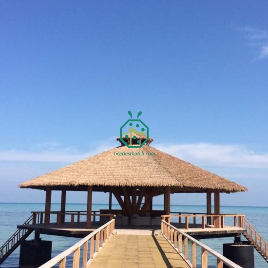 Wooden House Synthetic Thatch Roof Covering