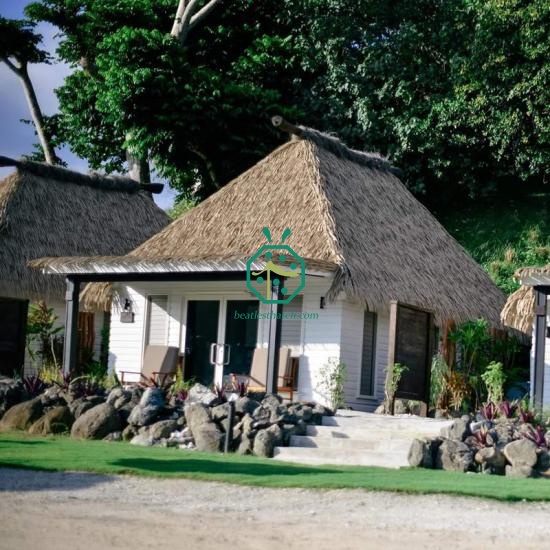 Fireproof Synthetic Palm Thatch Roof Sheet Sri Lanka