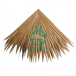 Palapa synthetic aloha palm thatch hip valley