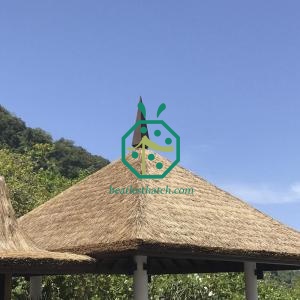 Synthetic Cape Reed Thatch Roof Tiles For UAE