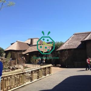 Fire-Rated African Reed Thatch Roof for Gazebos