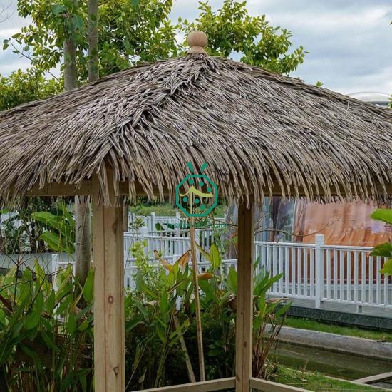 Hotel SPA Shelter Fire Rated HDPE Palm Roof Manufacturer