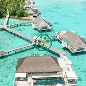 Easy Installation Rustic Restaurants Artificial Raffia Thatch Roof