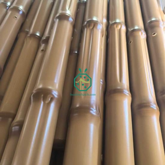 Big Size Hollow Iron Bamboo Pole For Park Garden Fencing