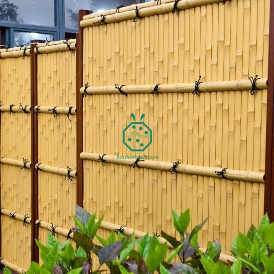 Home decoration faux bamboo interior wall panels