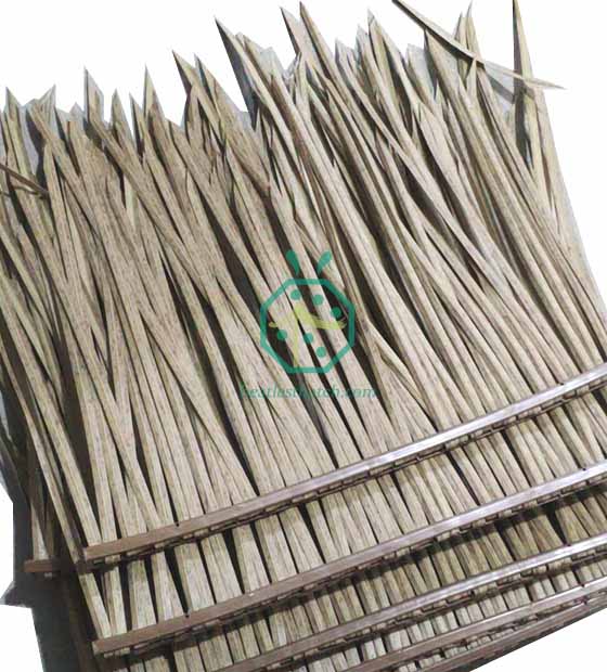 Synthetic Reed Leaf Thatch Roof Tiles For Israel