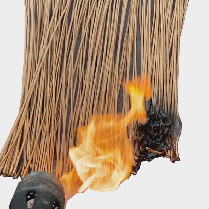 Fireproof Test for Artificial Reed Thatch Roof from China Manufacturer