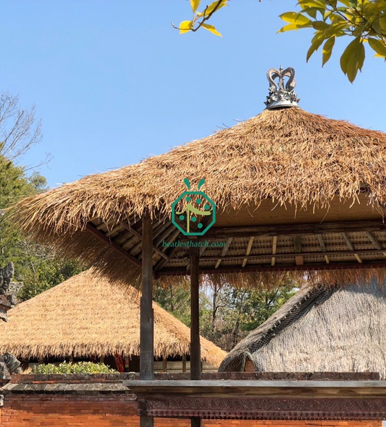 Japan Synthetic Straw Thatch Roof Project Construction