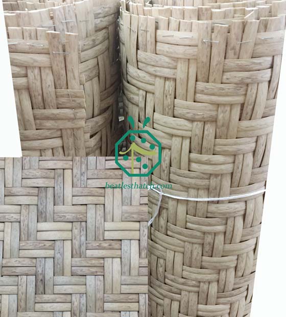 Plastic Sawali Bamboo Woven Mat For Philippines