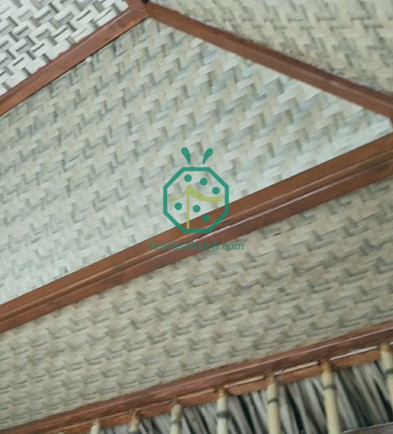 Synthetic Woven Grass Mat For Timber House Ceiling Lining in China