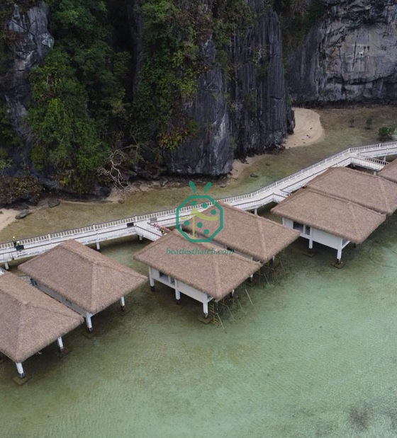 Palawan Resort Hotel Artificial Thatch Roof Covering