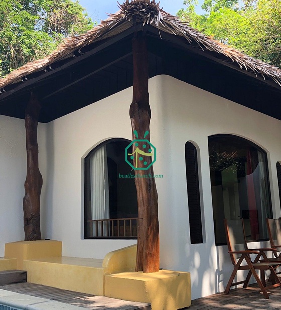 Thailand Island Resort Hotel Artificial Thatch Roof Covering