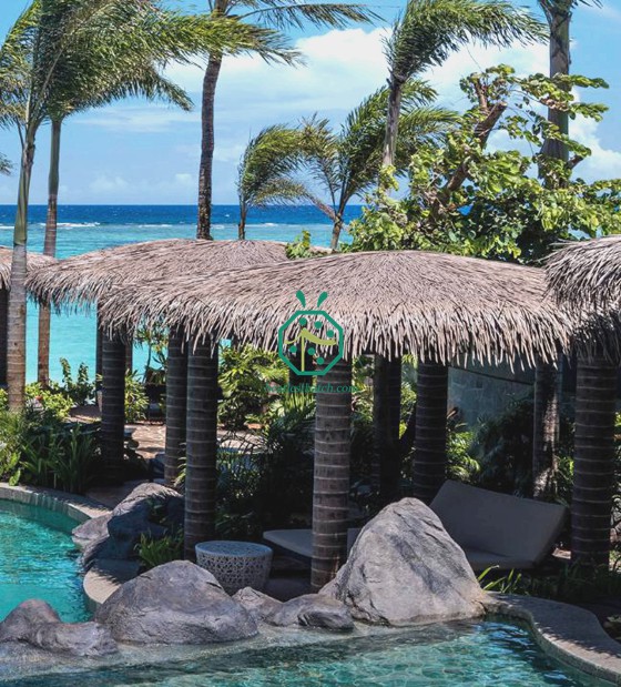 Thailand Island Resort Hotel Artificial Thatch Roof Covering
