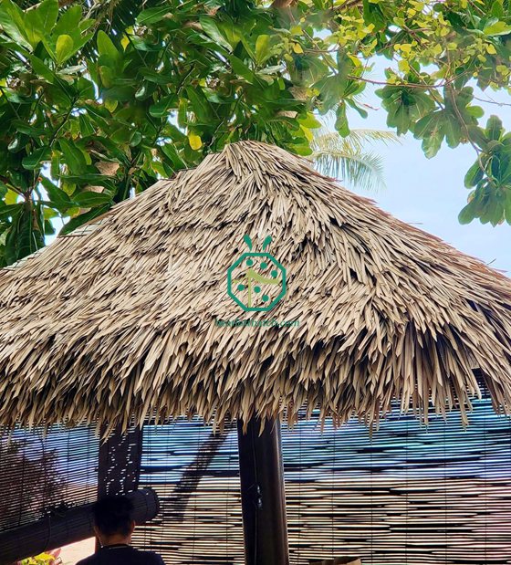Malaysia Sabah Beach Hotel Atap Thatch Roof Mock-up Project